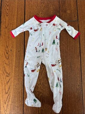 LAKE pajamas Christmas footie 0-3 mos